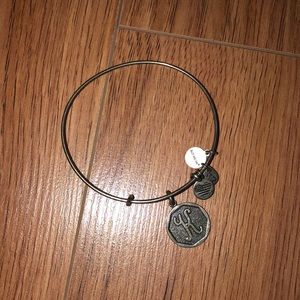K initial Alex & Ani bracelet